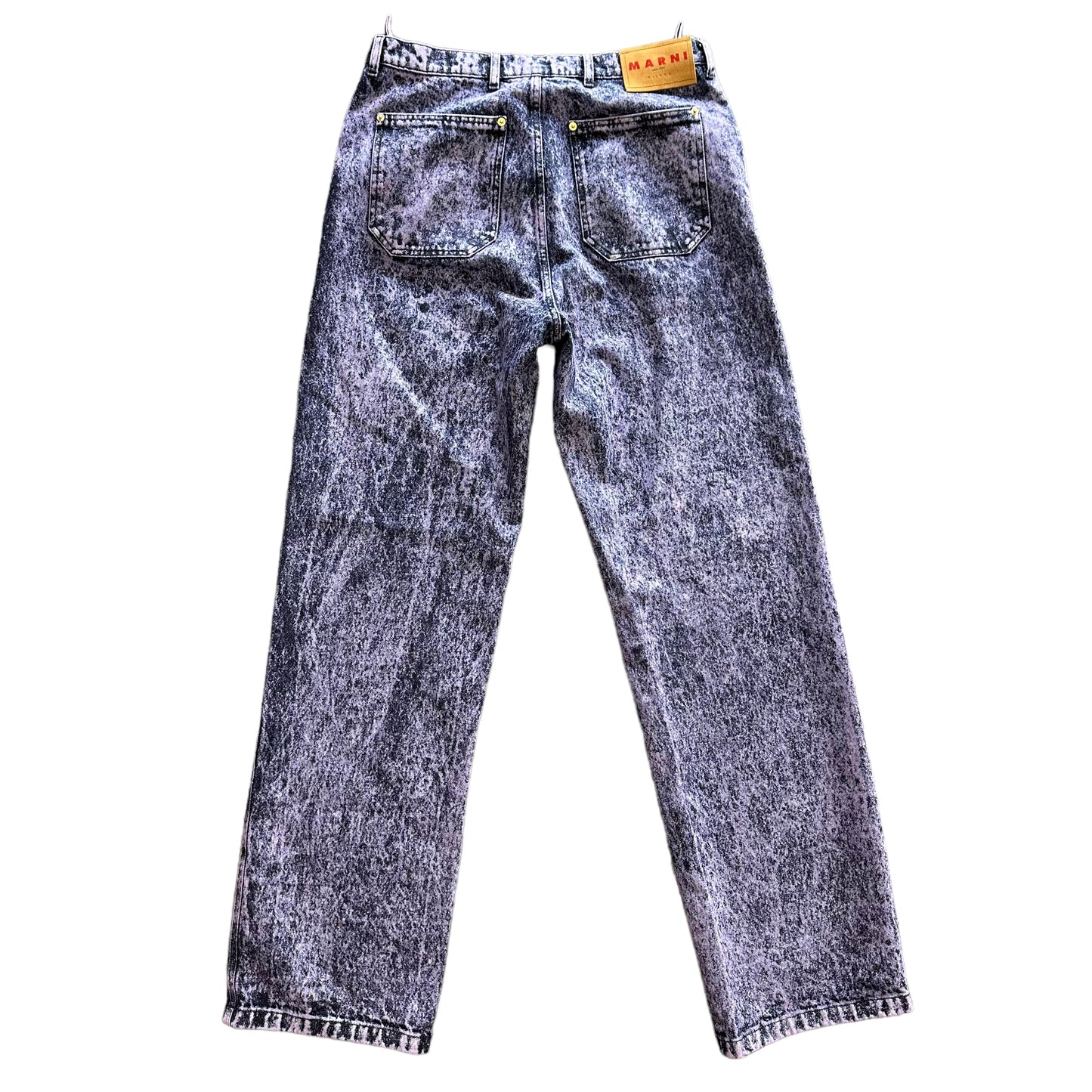 Marni Purple Acid Wash Jeans