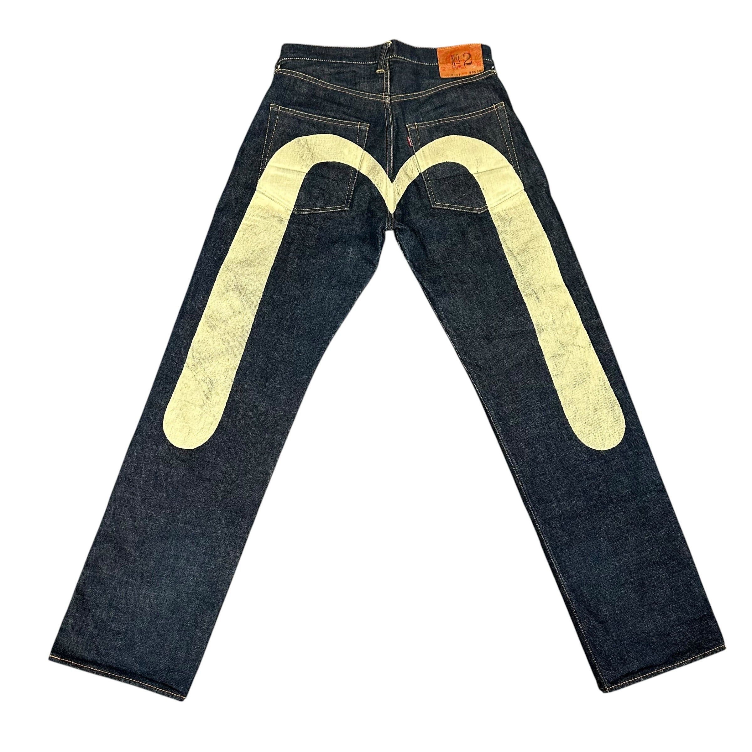 Evisu Dark Blue/Cream Jeans (32x35)