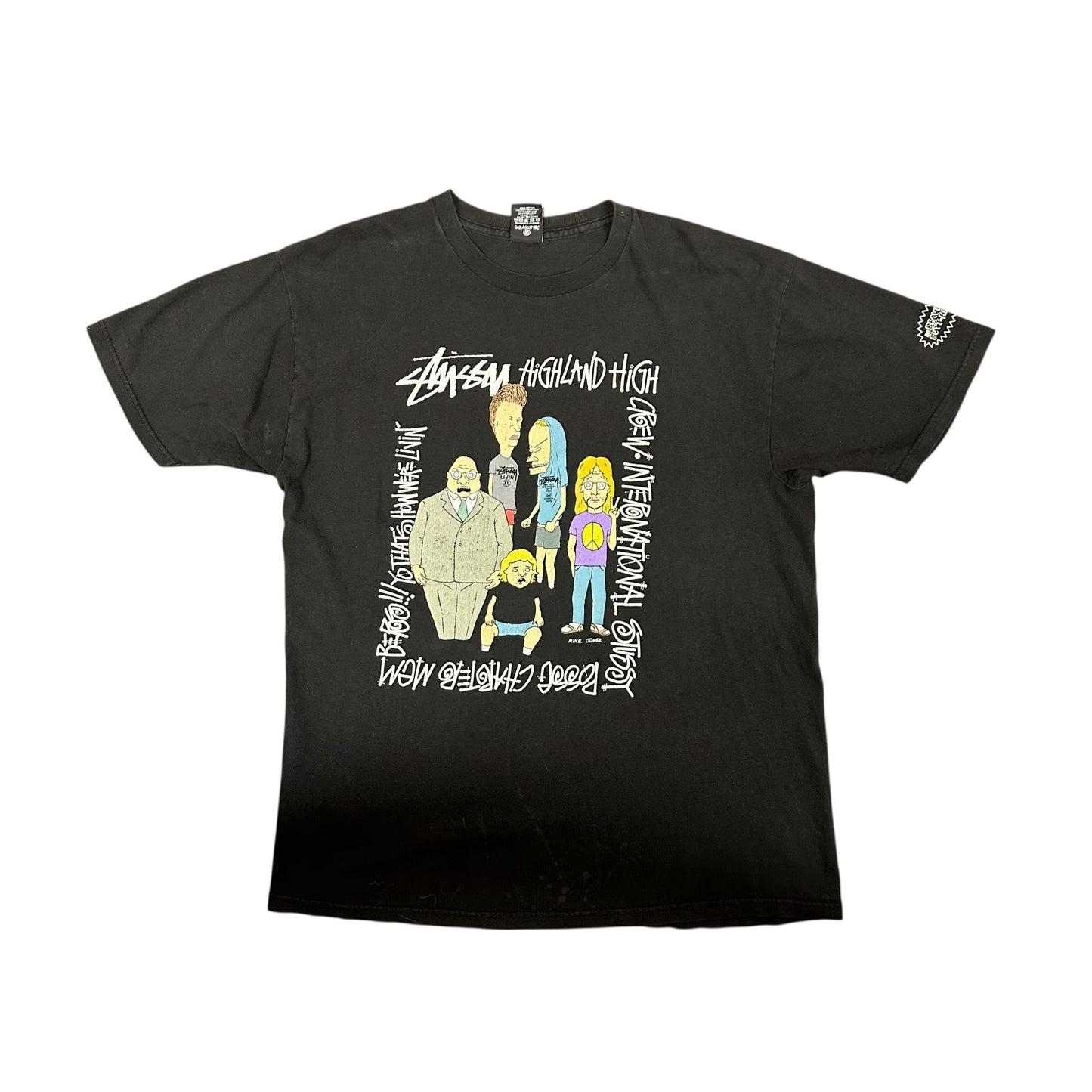 Stussy Beavis and Butthead Tee