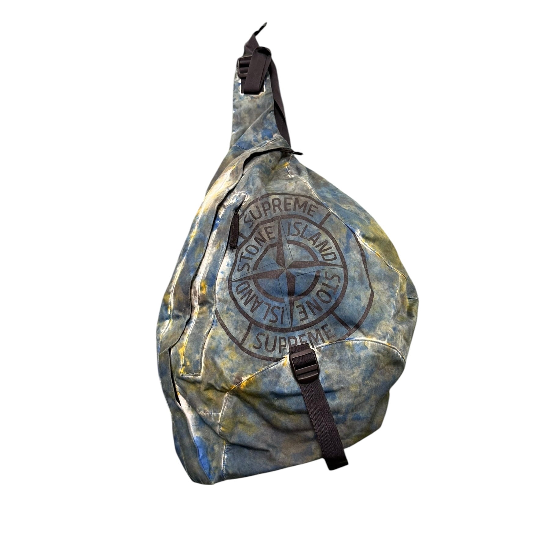 Supreme Stone Island Tie Dye Nylon Shoulder Bag.