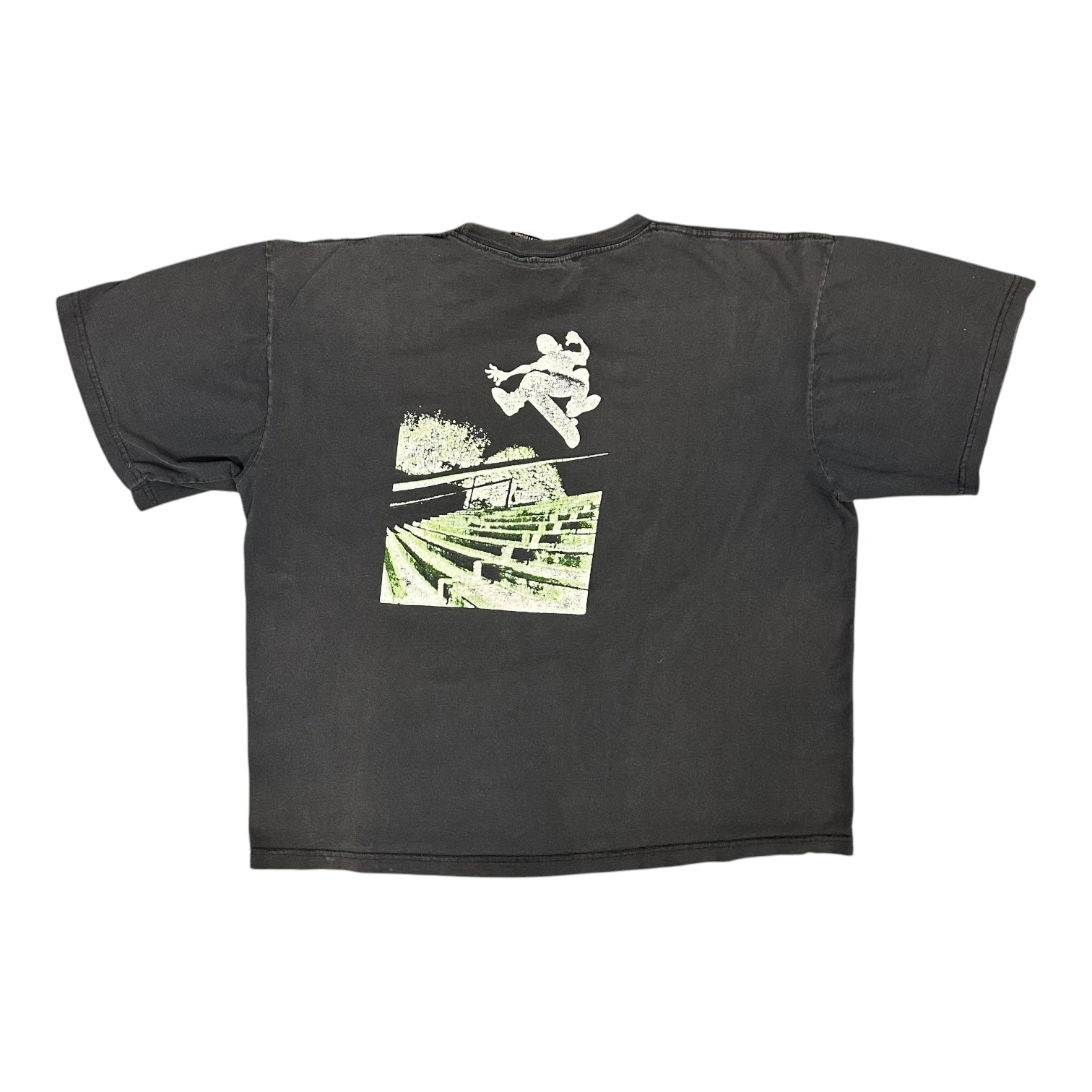 Vintage No Boundaries Skateboard Black Tee
