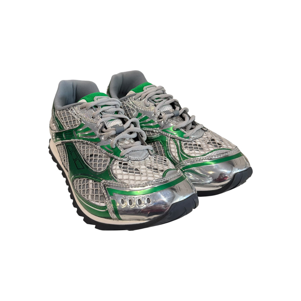 Bottega Veneta Orbit Sneakers Silver/Green(No Box)