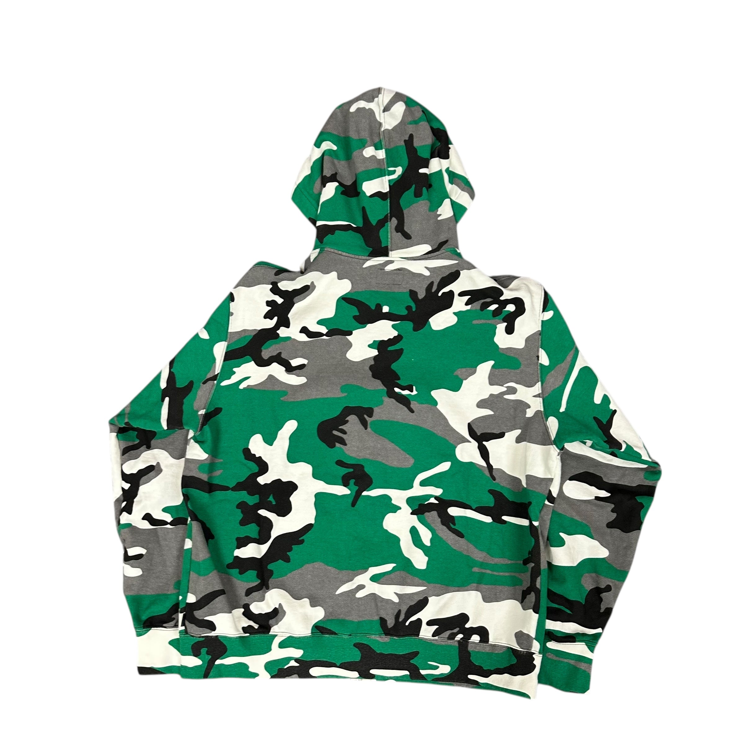 Supreme Green Camo Zip Hoodie