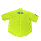 Balenciaga Burning Unity Neon Button Up