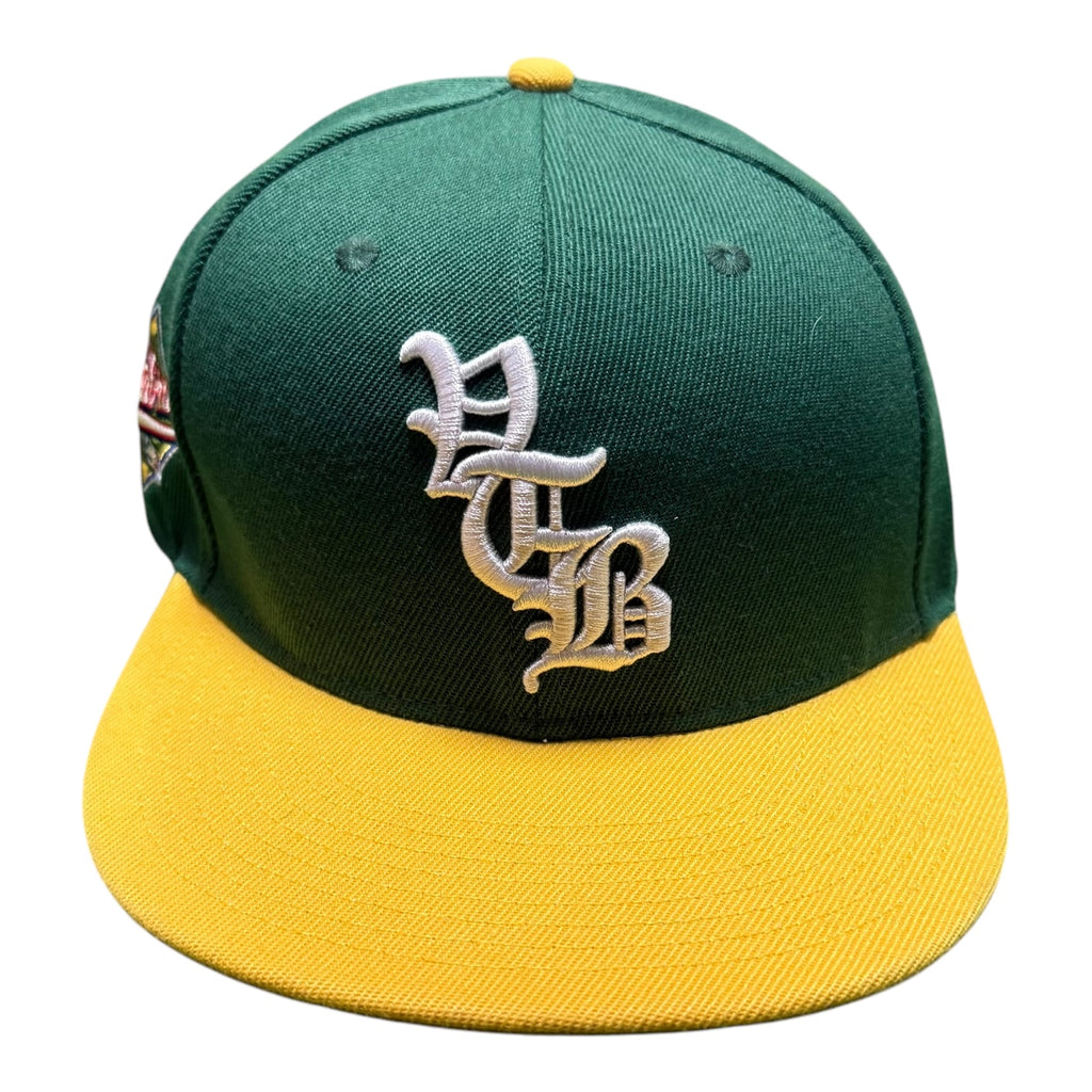 Vertabrae Green/Yellow Fitted Hat