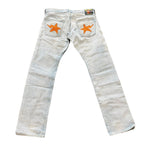 Bape Sta Light Blue/Orange Denim Jeans
