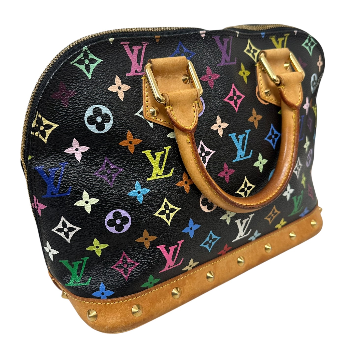 Louis Vuitton Monogram Multicolor Alma Black