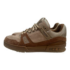 Louis Vuitton Brown Suede Trainer Low(No Box)