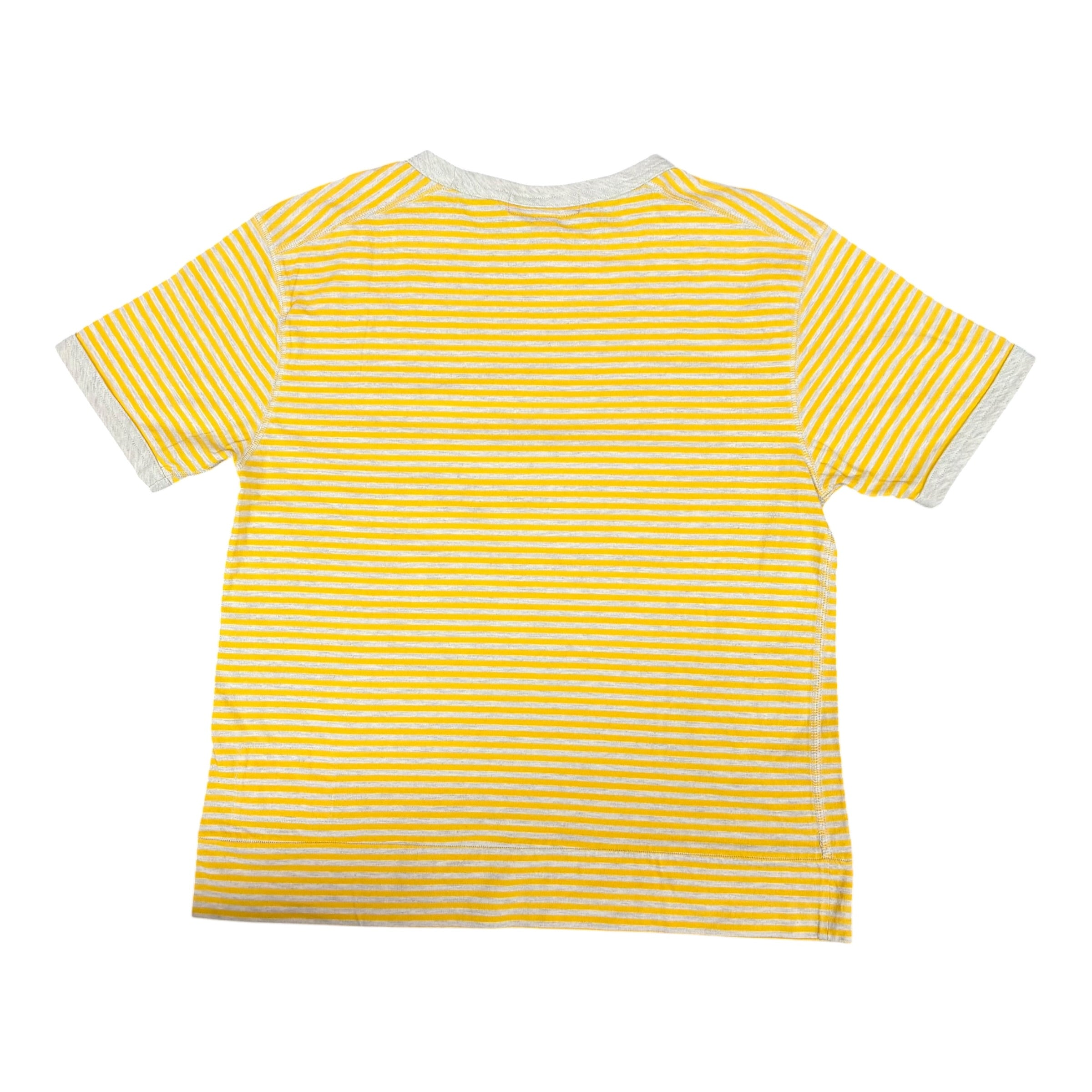 Evisu Stripped Yellow/Blue Ringer Tee