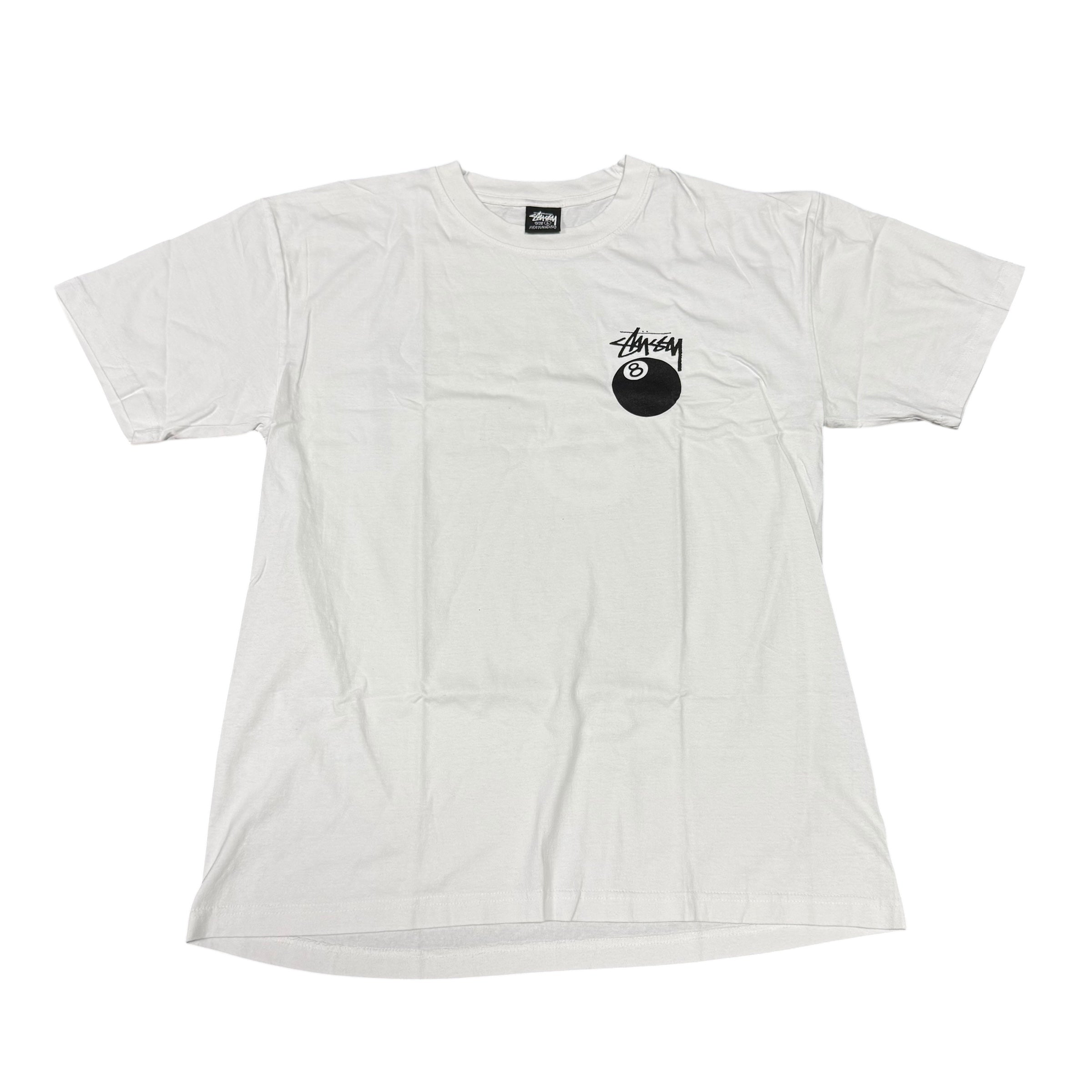 Stussy 8 Ball Tee White