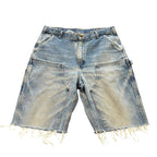 Carhartt Double Knee Carpenter Light Wash Shorts (37)