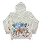 Light Grey Distressed Jnco Hoodie