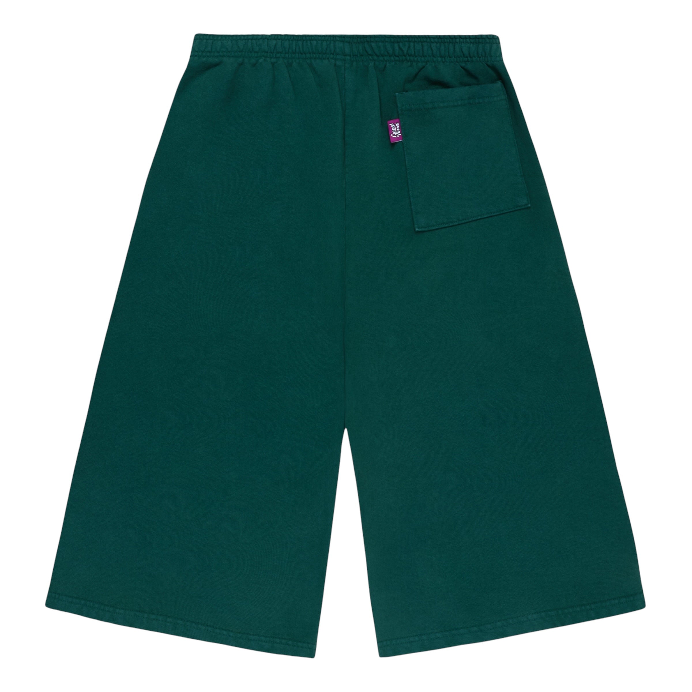 Good Times 3/4 Sweat Shorts “Green”