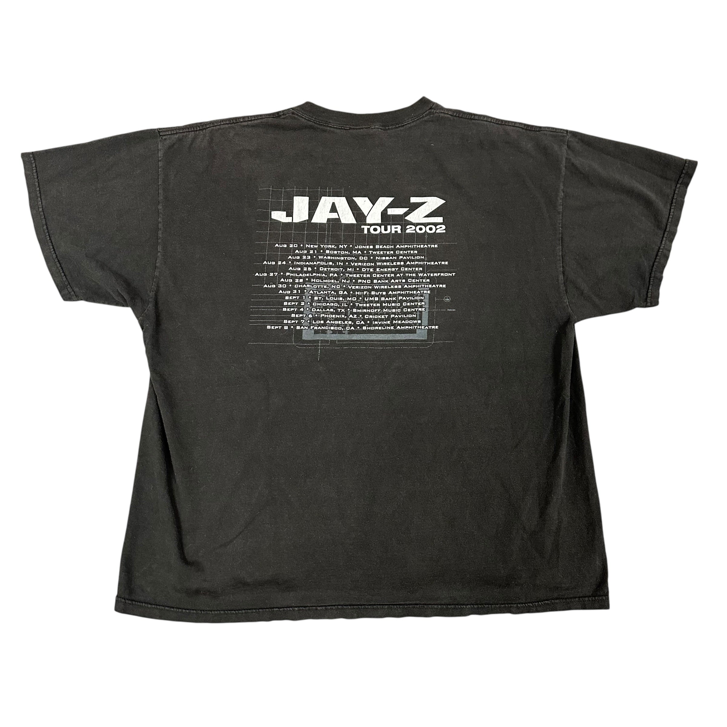 2002 Jay-Z Blueprint Tour Tee