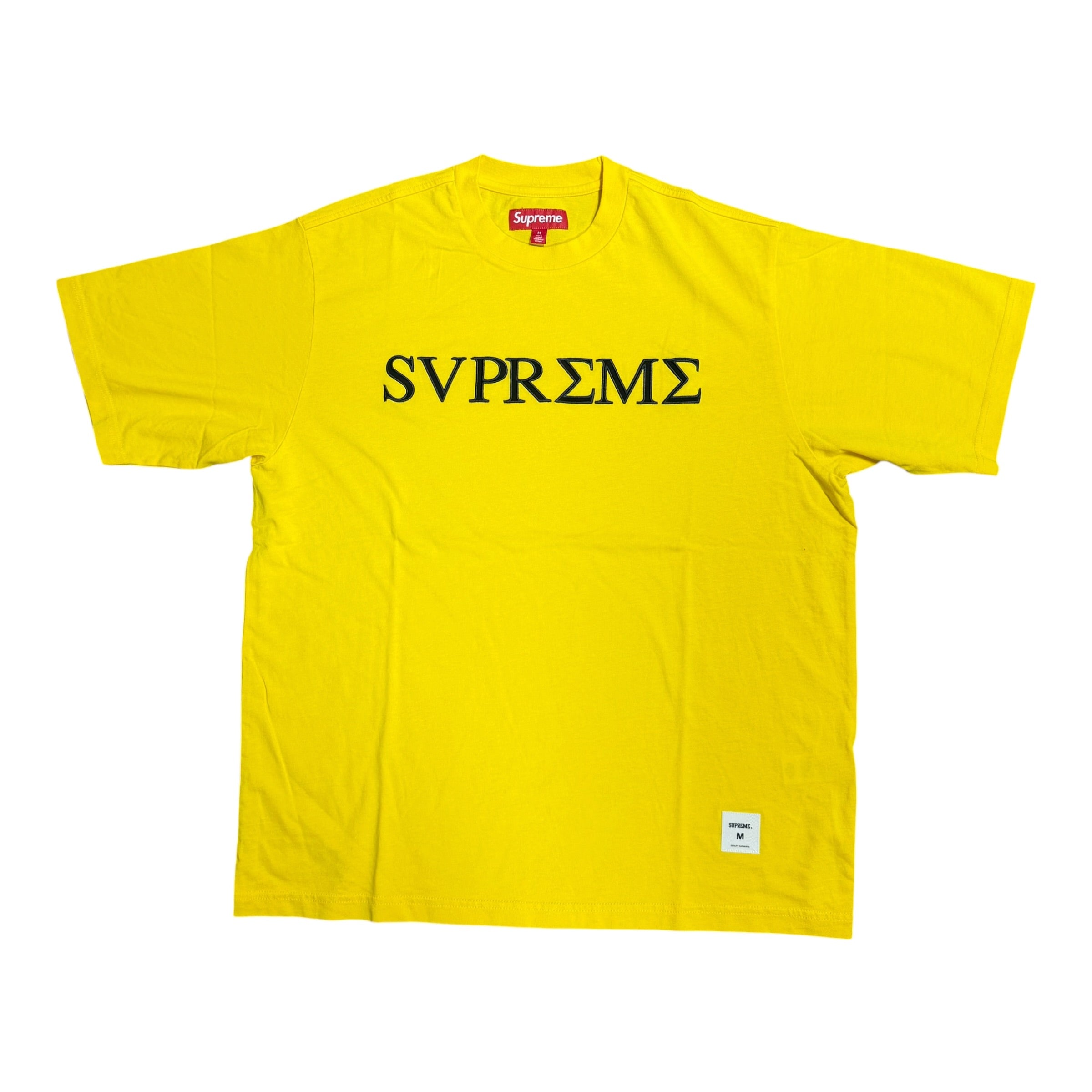 Supreme Greek Yellow Tee