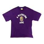 Bape College Tee “Purple”