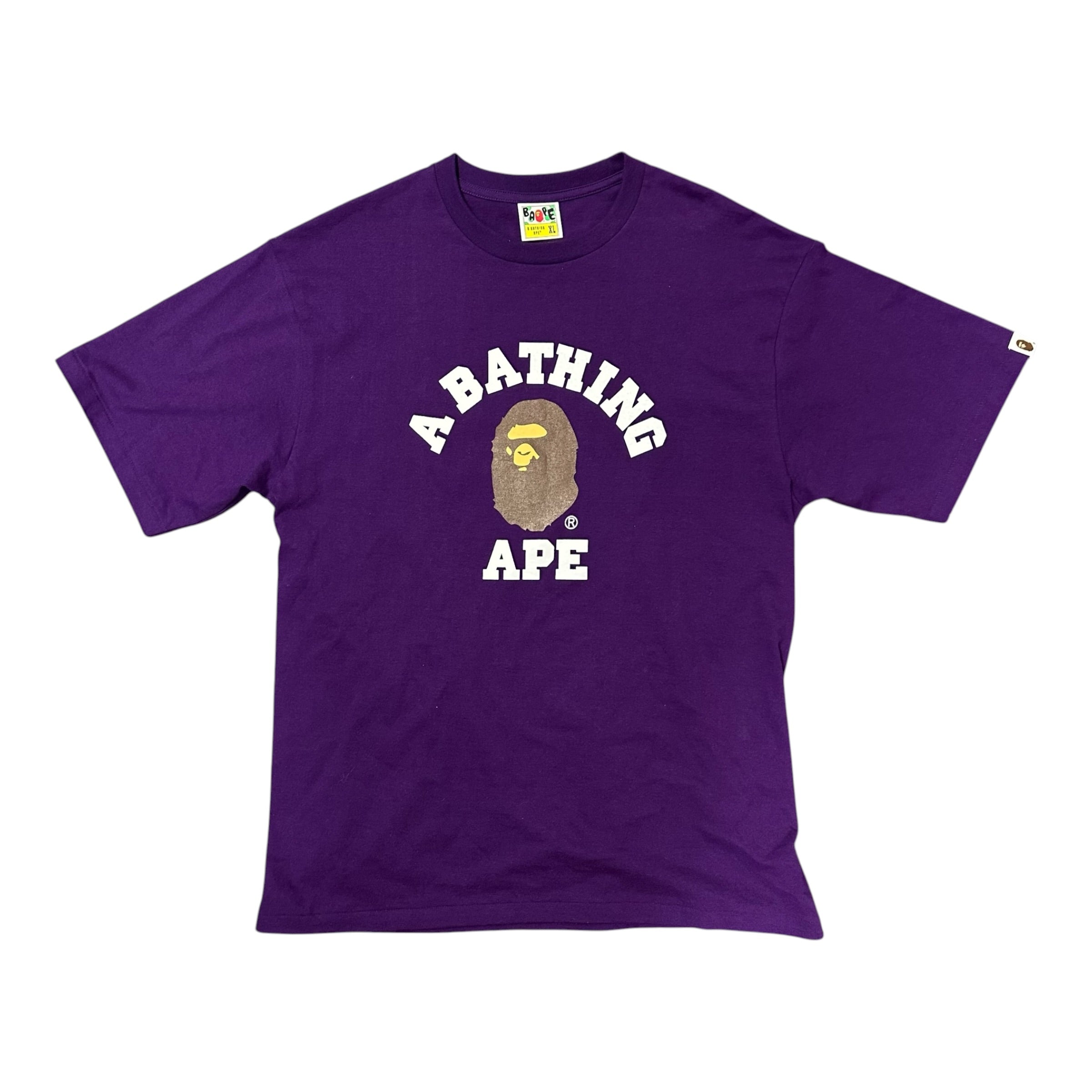 Bape College Tee “Purple”