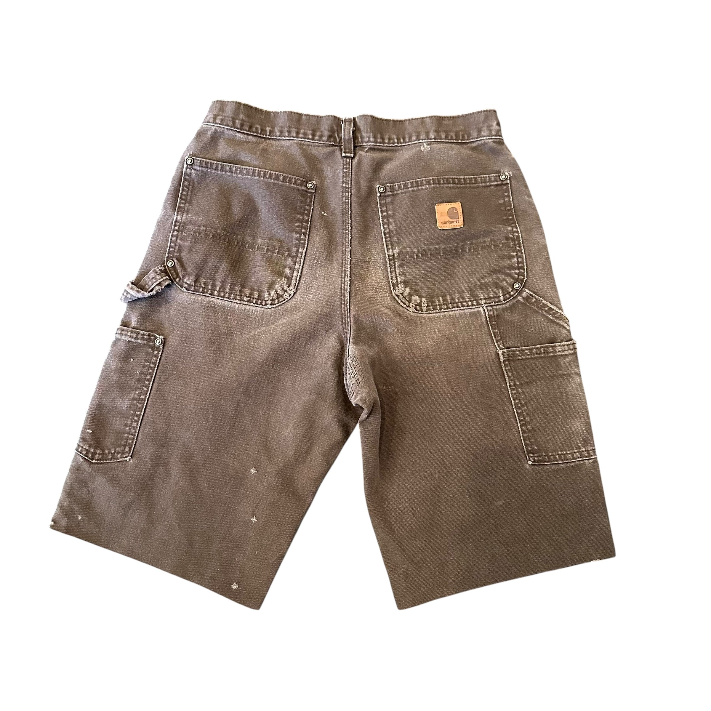 Brown Carhartt Double Knee Shorts(31)