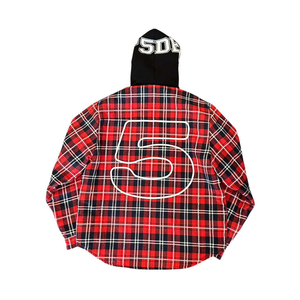 Sp5der Red Flannel Jacket
