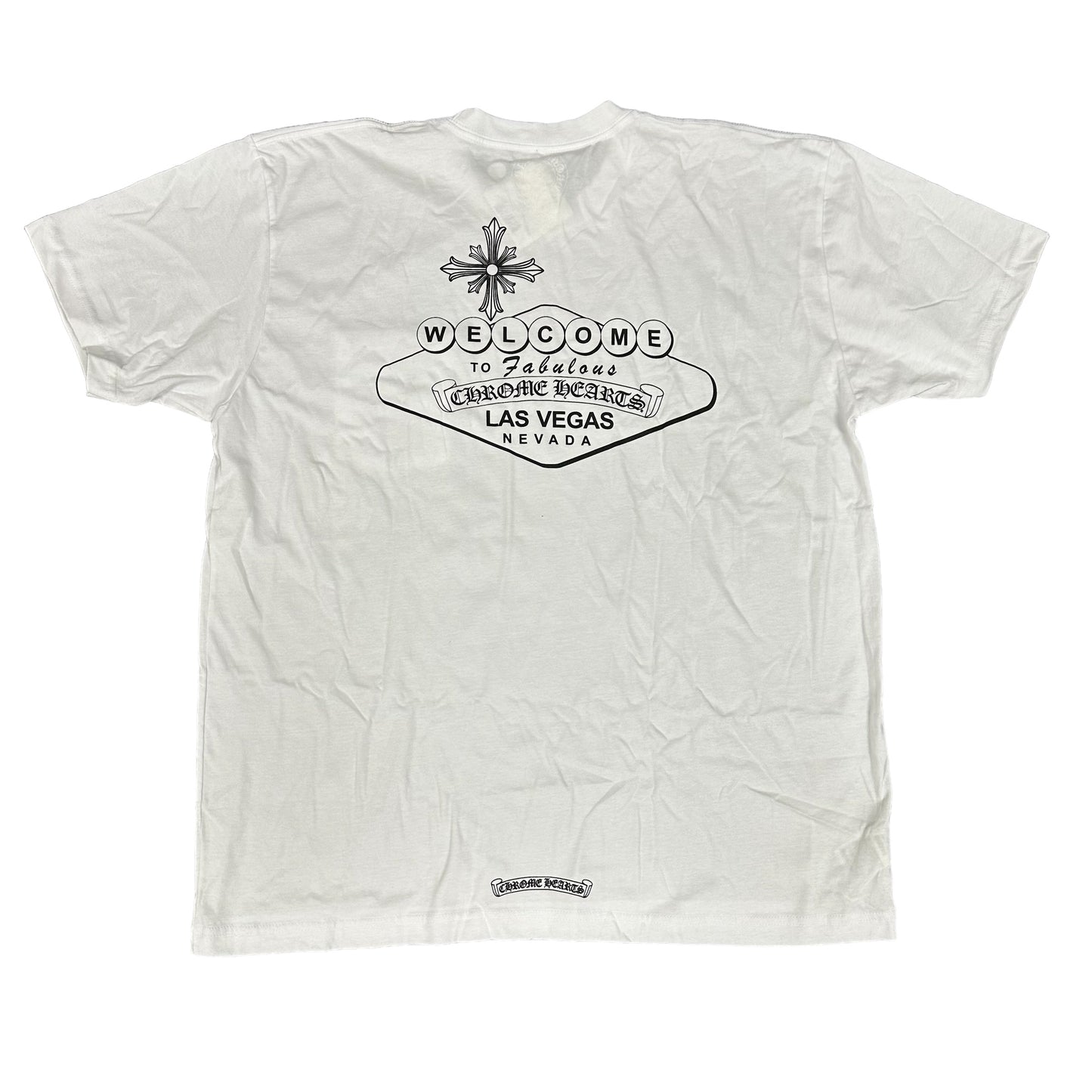 Chrome Hearts White Las Vegas Pocket Tee