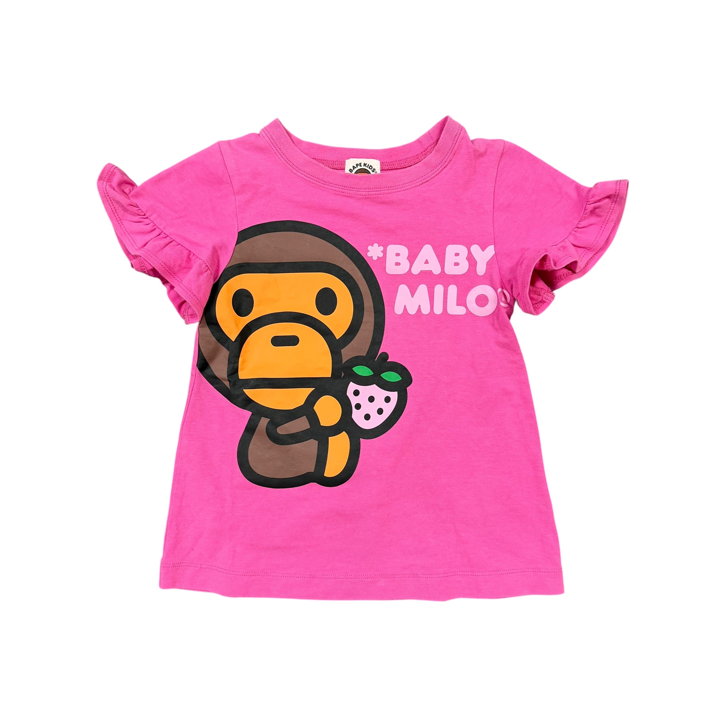 BAPE Kids Baby Milo Strawberry Frill Tee