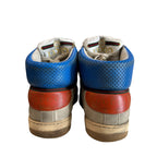 Gucci Screener Blue/Tan/Orange High Sneakers (No Box)