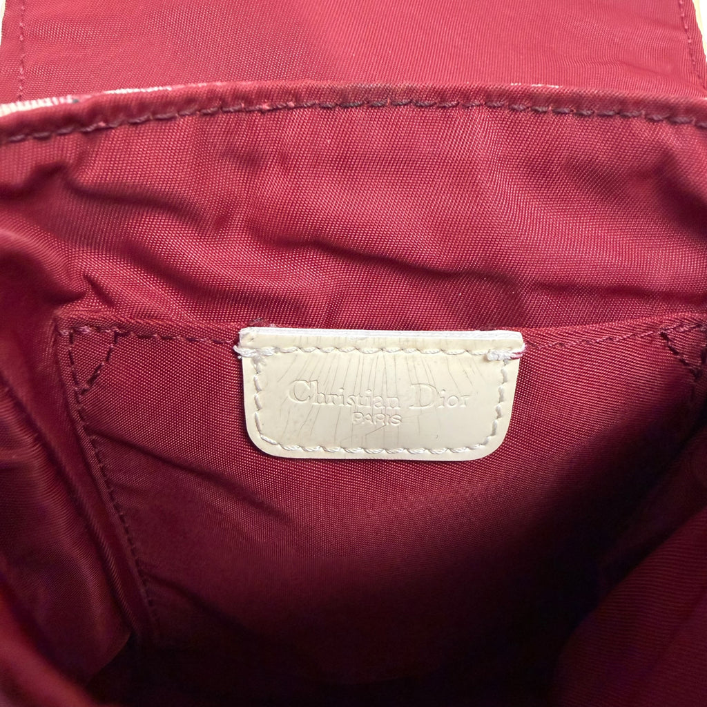 CHRISTIAN DIOR
Red Logo No.2 Coated Canvas Messenger Bag