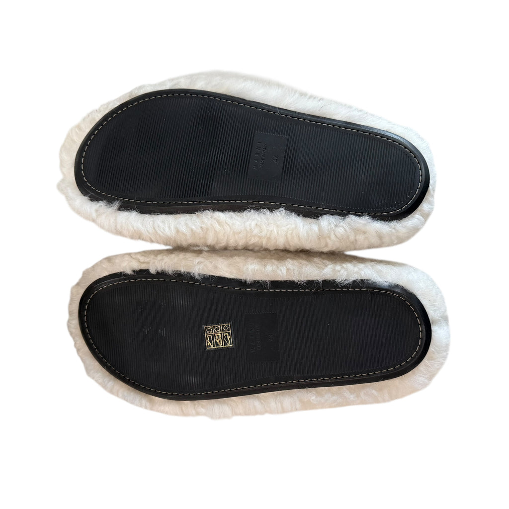 NEW Marni White Fussbett Mules