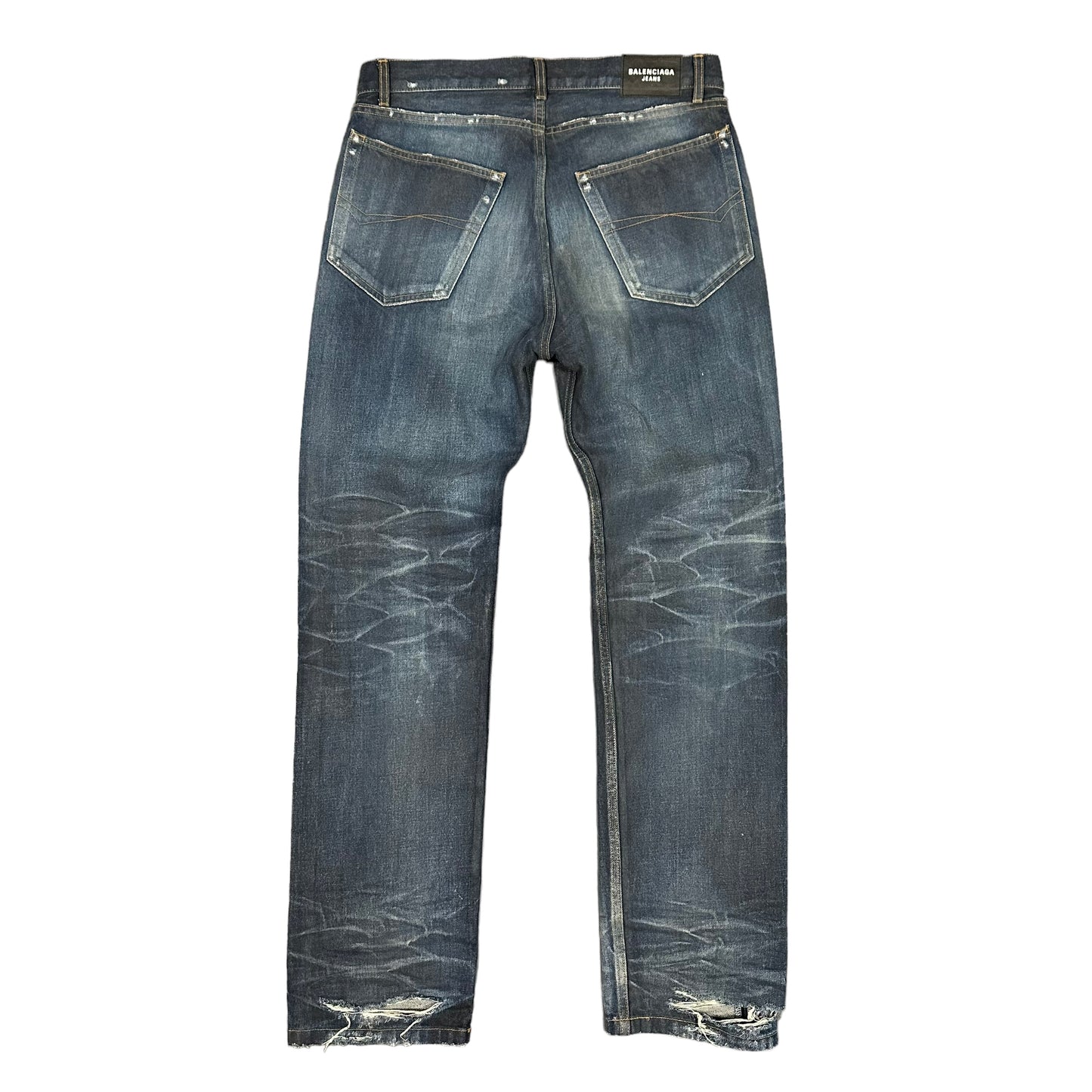 Balenciaga Destroyed Normal Fit Jeans