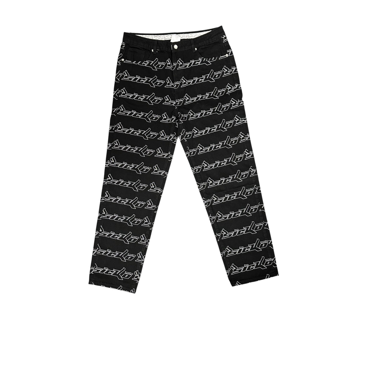 New Sicko Repeater Denim Jeans ‘Black/White’