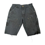 Black Carhartt Double Knee Shorts