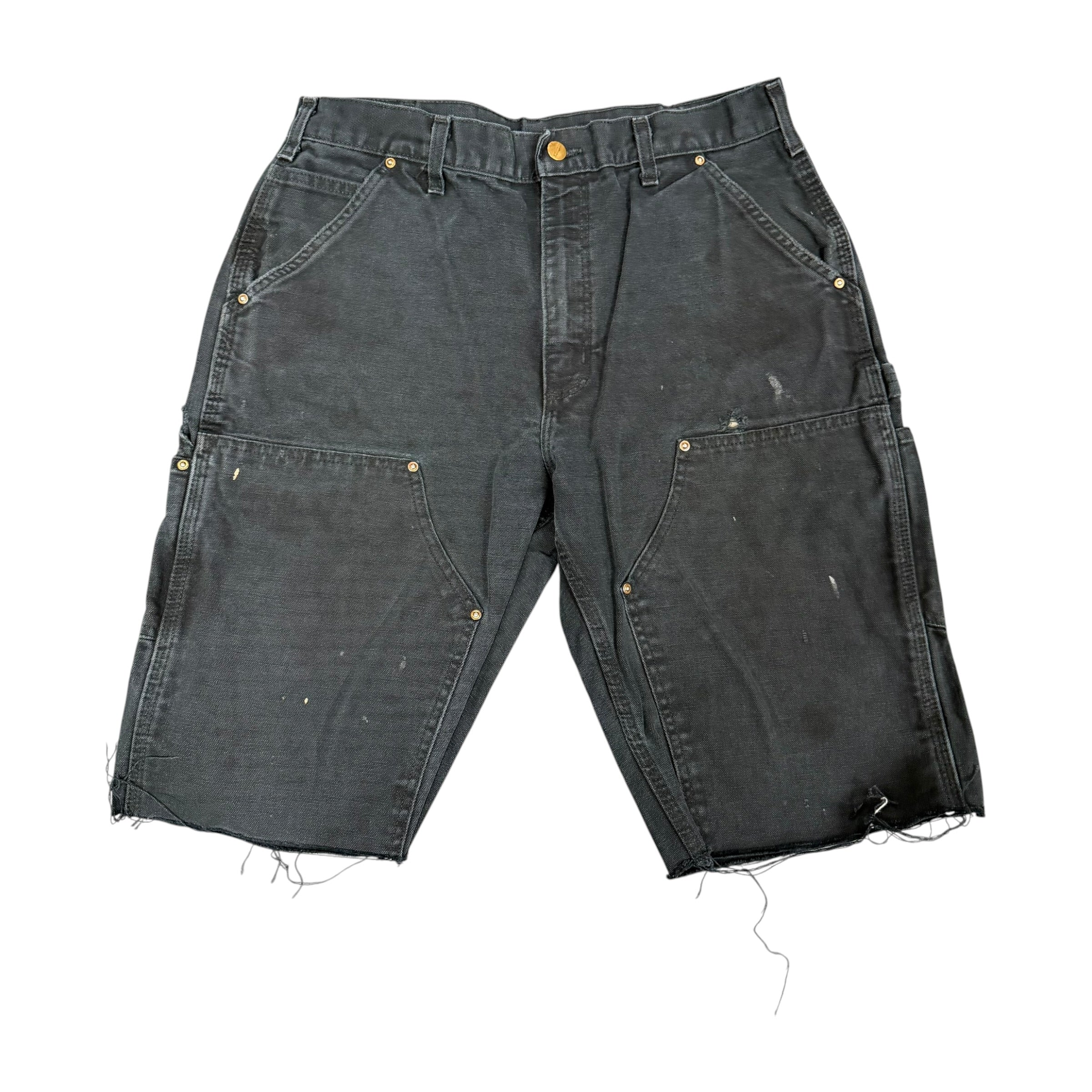Black Carhartt Double Knee Shorts