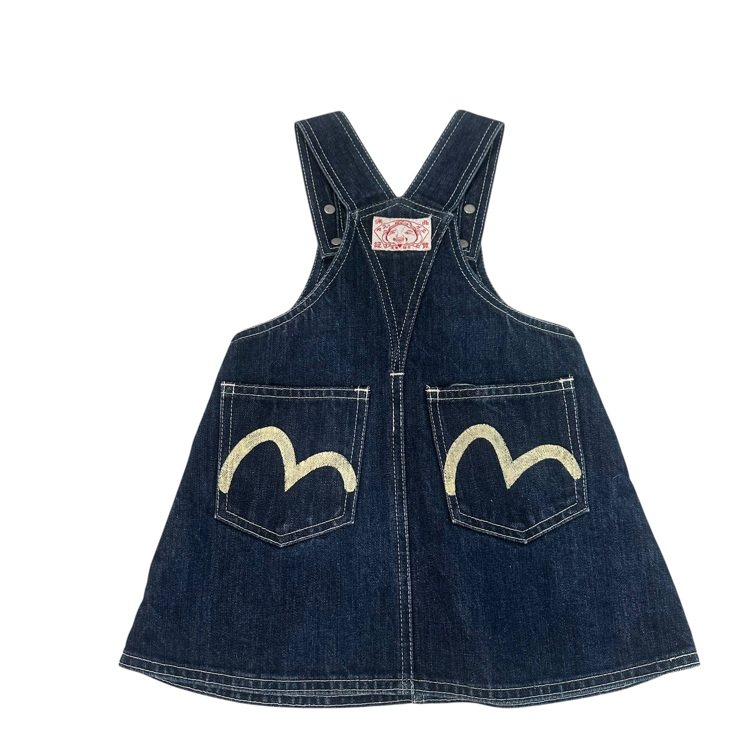 Evisu Kids  Denim Overall Dress
