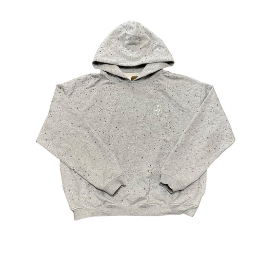 Birth Of Royal Child Grey Rhinestone Hoodie