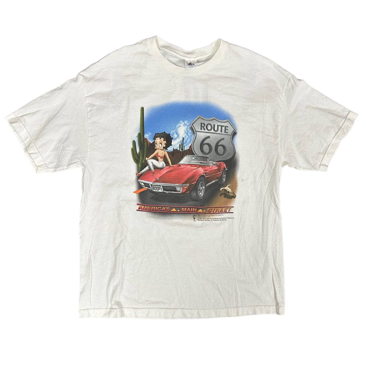 ‘01 Route 66 Betty Boop Tee