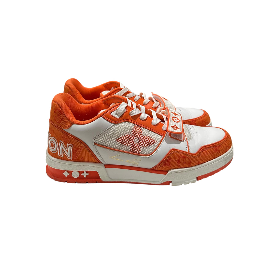 Louis Vuitton Trainer Velcro Strap “Orange” (No Box)