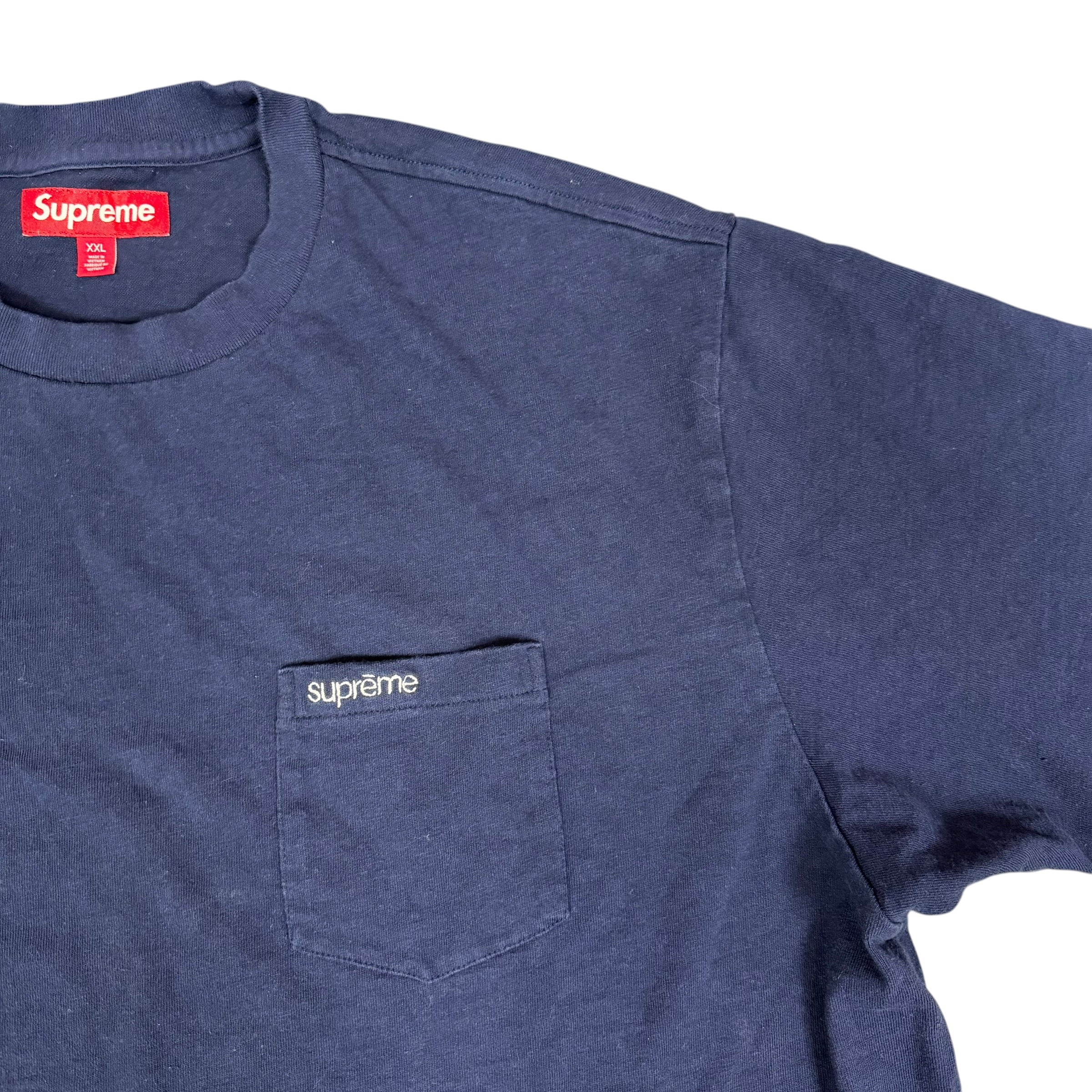 Supreme Navy Pocket Tee