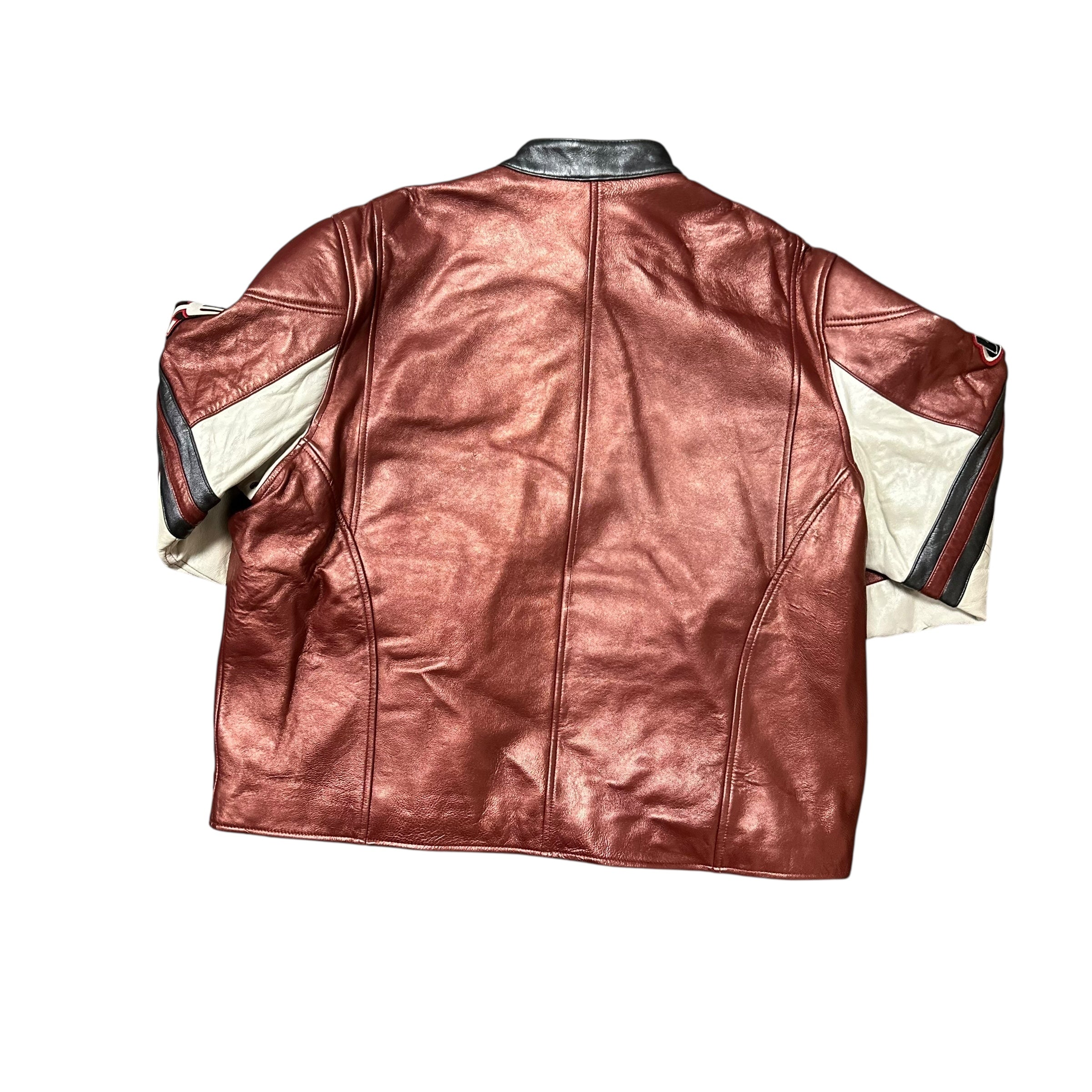 Avirex Rose Gold/Cream Moto Jacket