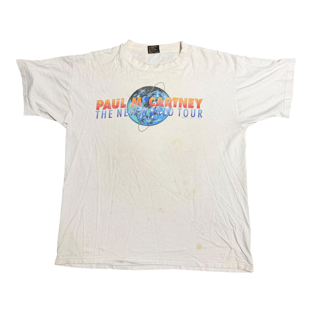 Vintage 1993 Paul McCartney The New World Tour Tee
