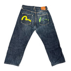 Vintage Evisu Dark Blue Double Pocket Jeans