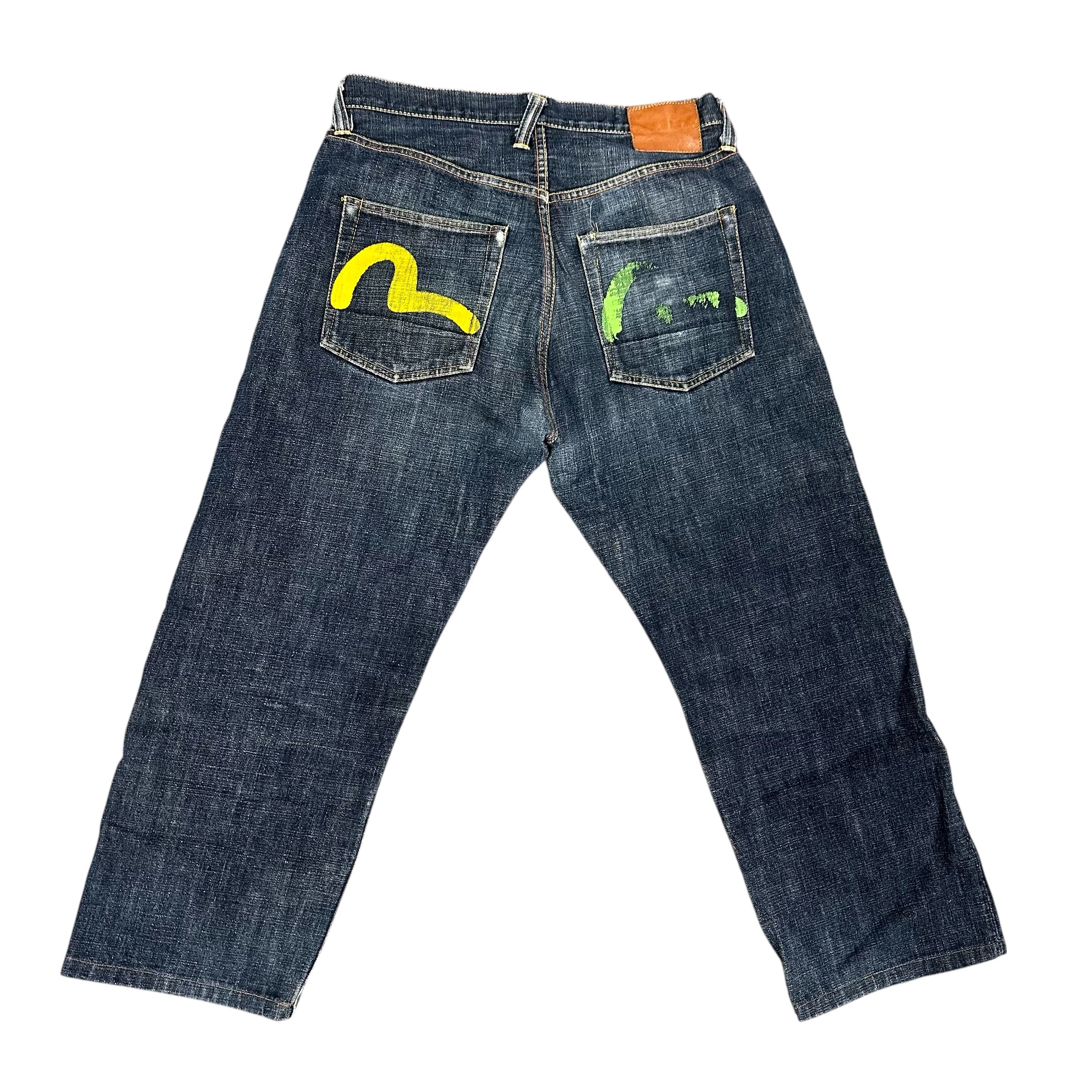 Vintage Evisu Dark Blue Double Pocket Jeans