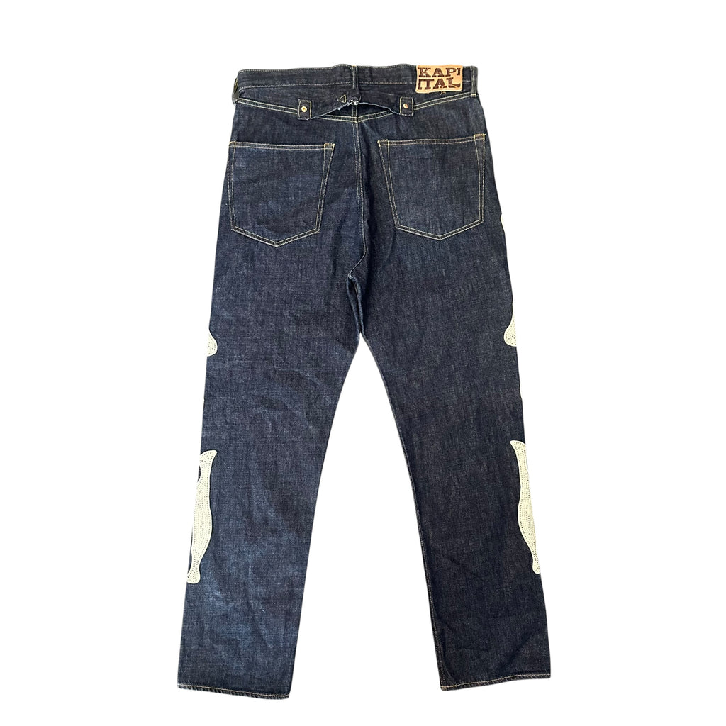 Kapital Blue Bone Jeans