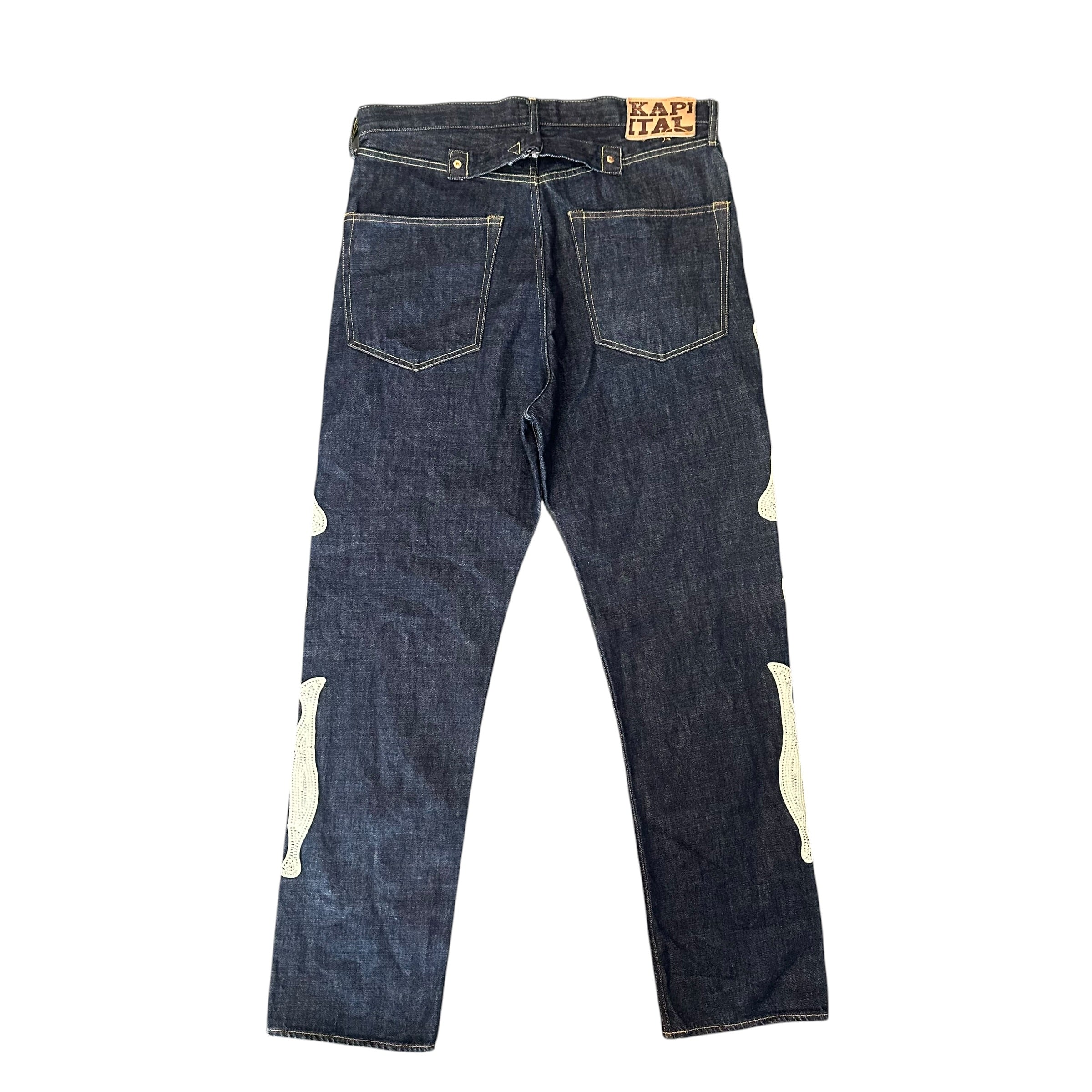 Kapital Blue Bone Jeans