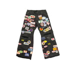 Zdroyevski Studios Patched Double knees Black