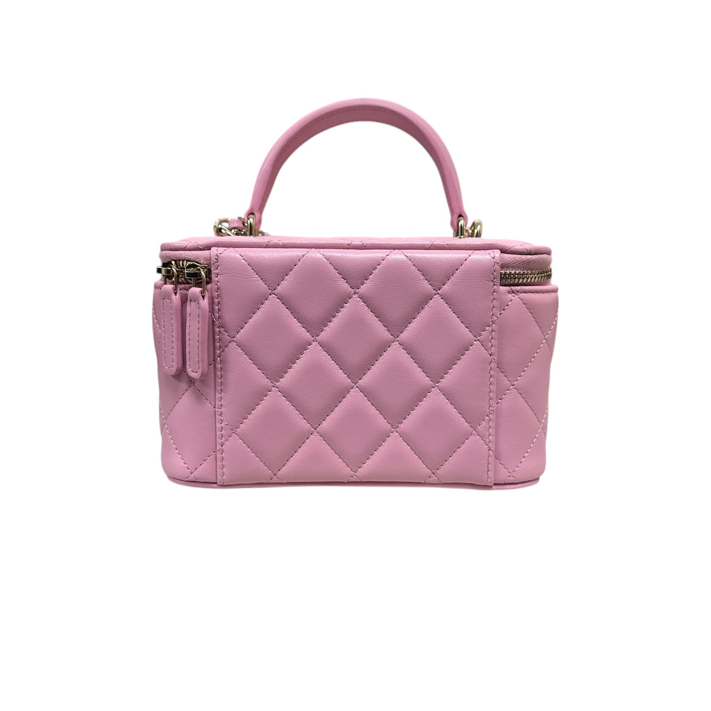 Pink Chanel Vanity Bag