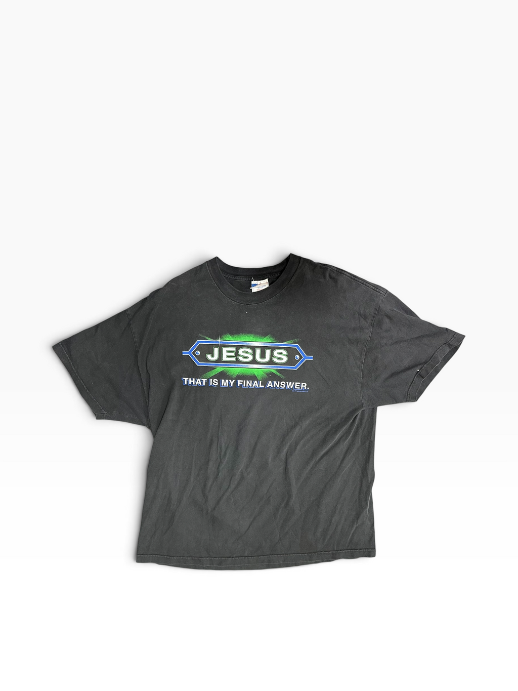 Vintage ‘JESUS / THAT IS MY FINAL ANSWER." Parody Tee