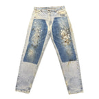Vintage Orange Tab Patch Jeans