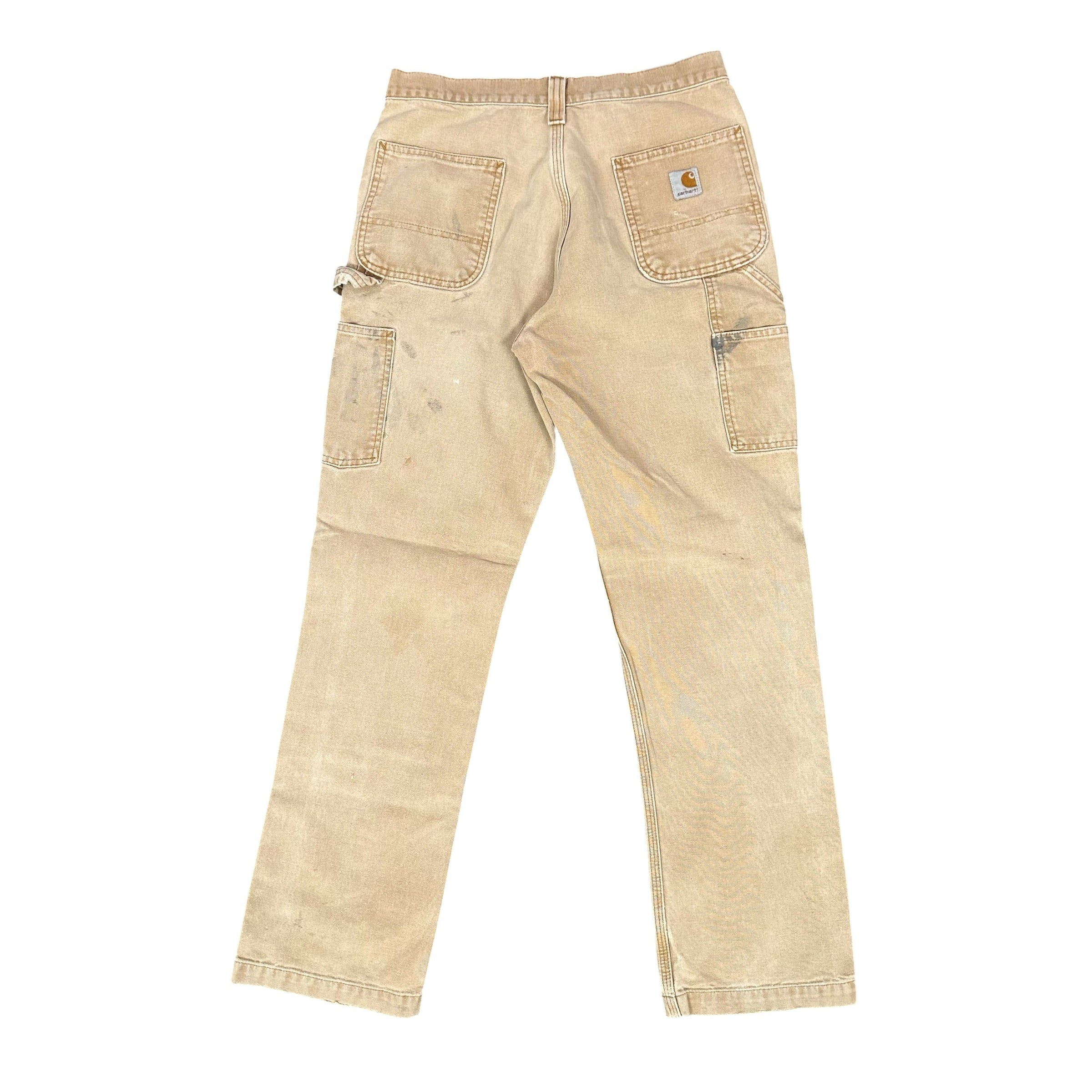 Tan Carhartt Double Knee Pants (30x32)