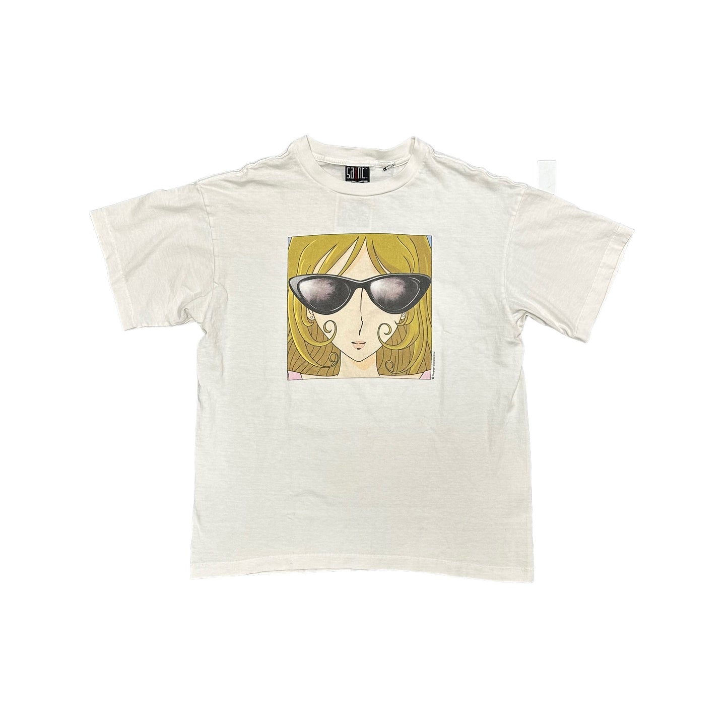 White Saint Michael Sunglasses Tee