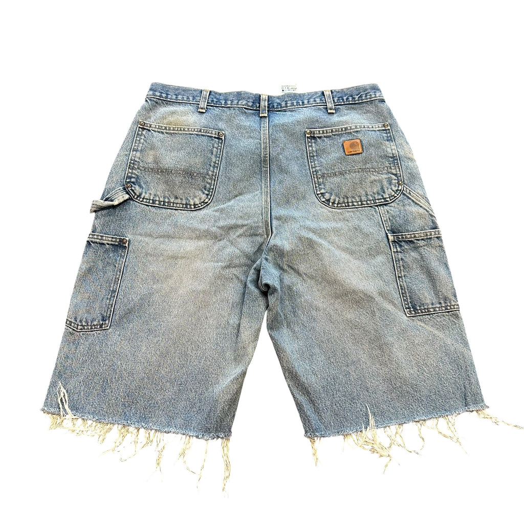 Carhartt Double Knee Carpenter Light Wash Shorts (37)